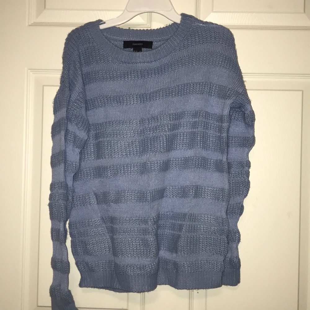 baby blue sweater, never worn